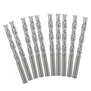 Спиральный резак с двумя канавками 3,175x22 мм, 10 шт.