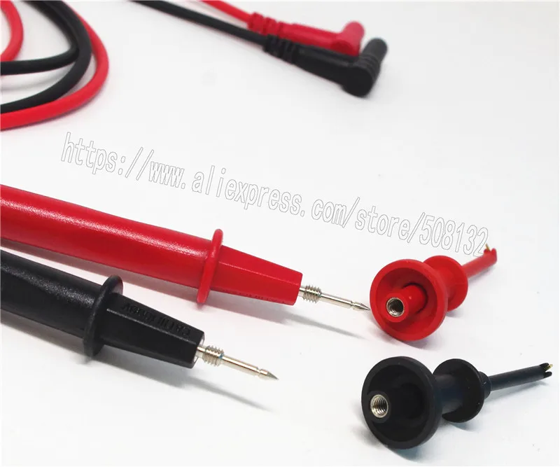 Изолированный ПВХ 4 мм испытательный острый наконечник с винтом + крючок для