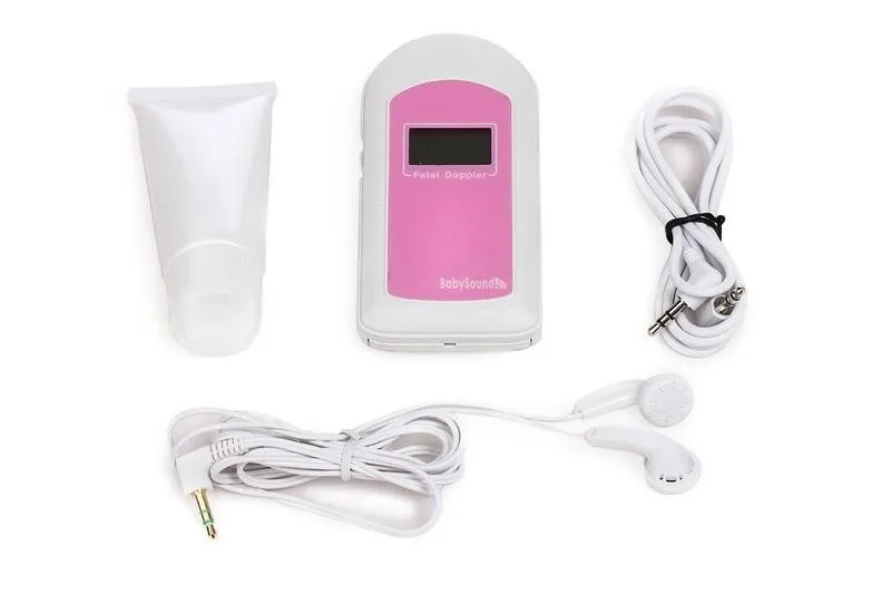 Contec BABYSOUND B Карманный Доплер для измерения частоты сердечных сокращений плода США FDA одобренный ЖК-гель+ гарнитура