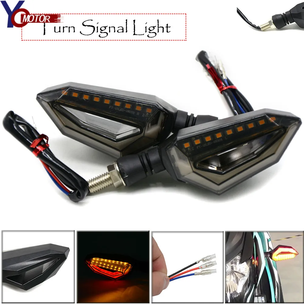 Для RC 125 200 Z900 мотоциклетные сигнальные светодиодные мигалки мигающие огни для