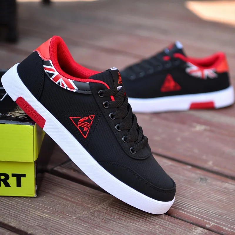 Новинка 2019 года сезон весна-лето парусиновая обувь мужские кроссовки Низкие