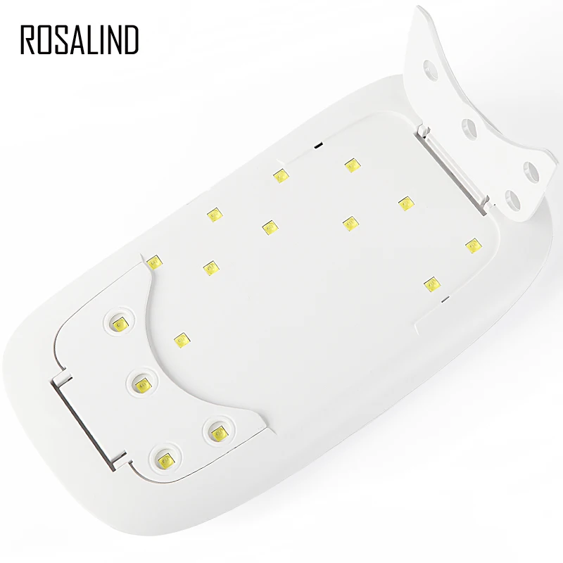 Rosalind 24 Вт УФ светодиодный светильник Сушилка для ногтей USB кабель портативный в