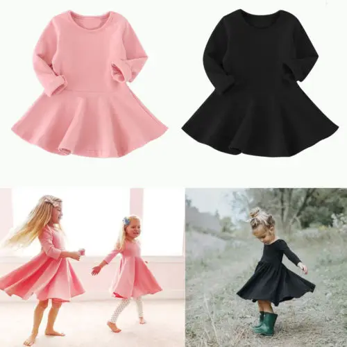 Baby Girl clothes Toddler Tulle Swing Tutu Pageant Party Princess Dress three quarter Outfits 1-5T | Детская одежда и обувь