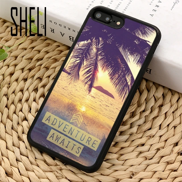 SHELI Летний Пляжный чехол для iPhone 4 5 6 6s 7 8 plus 11 pro X XR XS max Samsung S6 S7 edge S8 S9 S10 |
