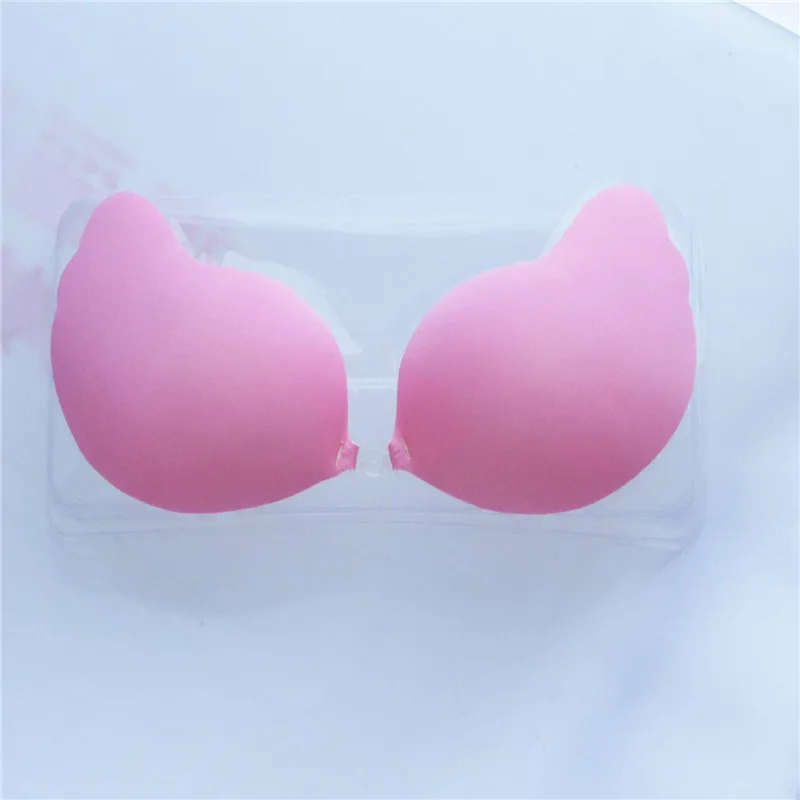 100pcs/Invisible Bra Strapless Silicone Push Up Fly Adhesive Backless Bralette Women Plus Size Seamless Bras Intimates