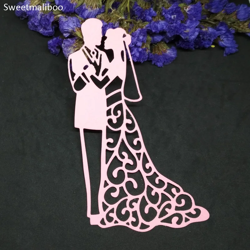 Штампы для скрапбукинга свадебная рамка невесты металлические штампы трафарет