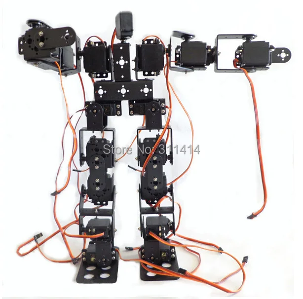 1 комплект 17DOF Biped Роботизированный учебный набор роботов сервоприставка