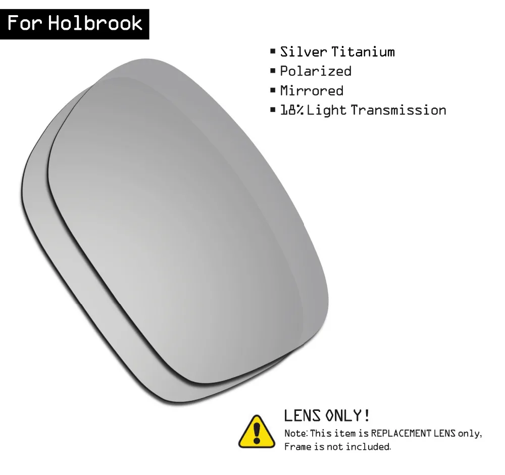 Поляризованные солнцезащитные очки SmartVLT Сменные линзы для Oakley Holbrook серебристый