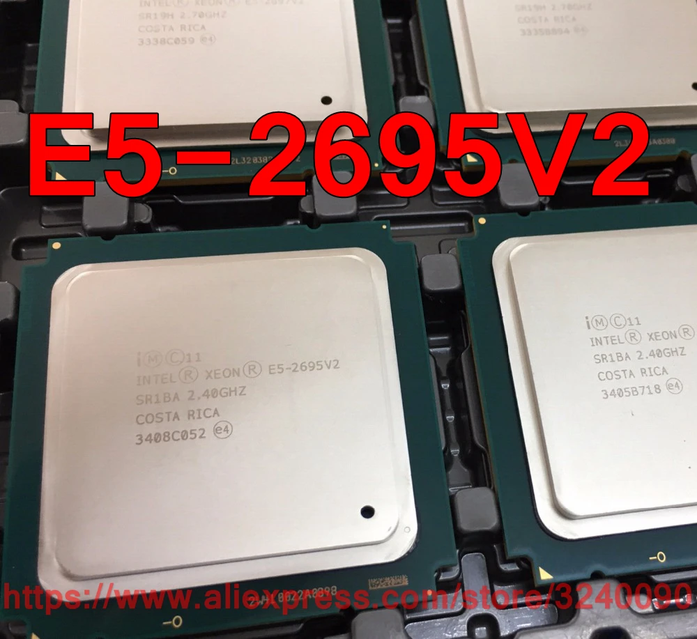 Intel Xeon Processor E5 2695V2 Official Version E5-2695V2 12-CORE 2.4GHZ 30MB LGA2011 E5-2695 V2 CPU E5 2695 V2