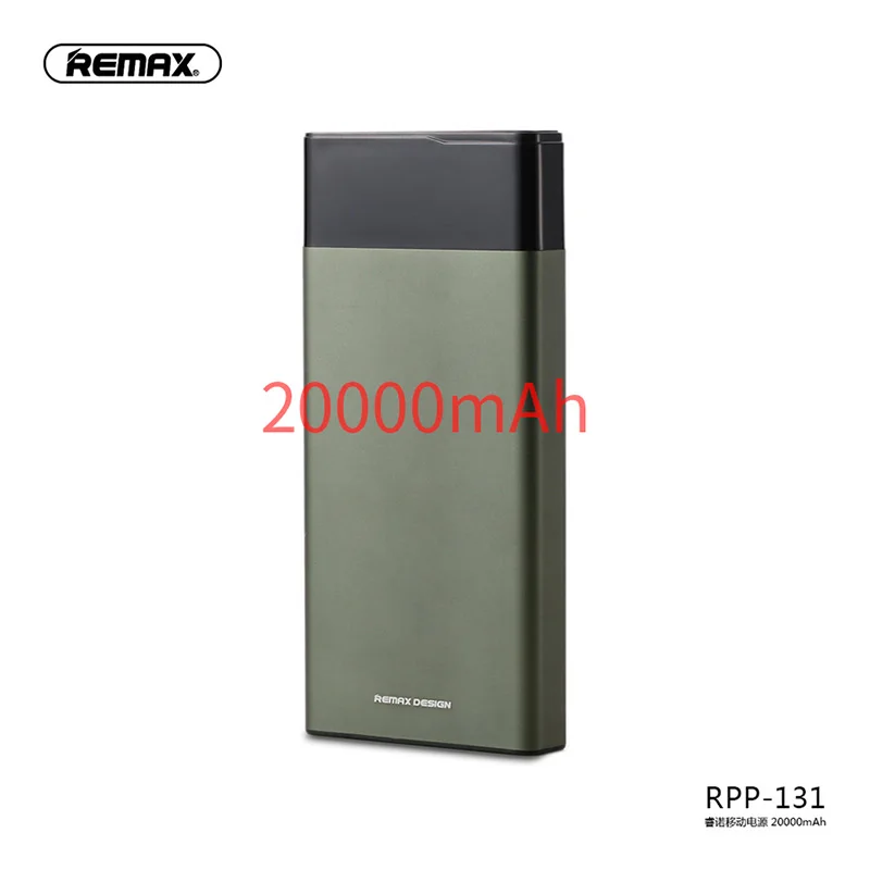 20000mah Green Внешний аккумулятор 20000 мАч светодиодный цифровой дисплей двойной USB внешний аккумулятор 10000 мАч для xiaomi MI9 huawei bateria portatil - Цвет: 20000mah Green
