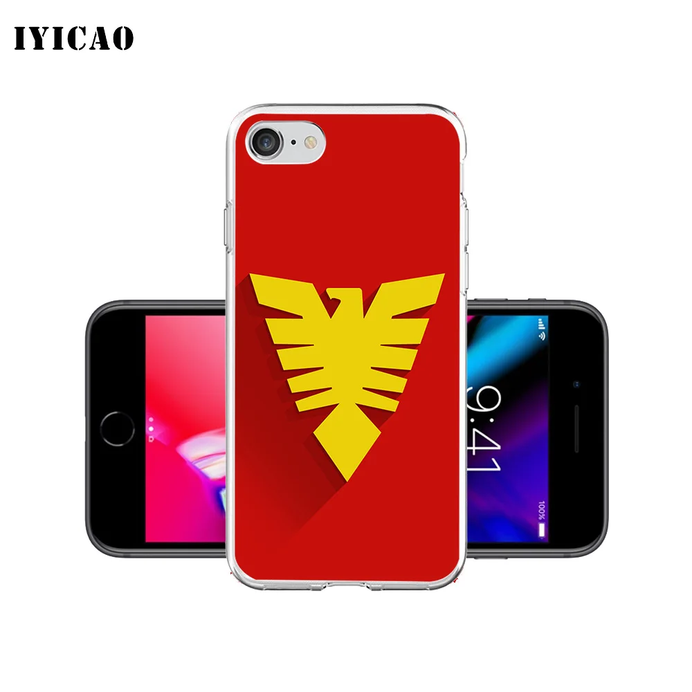 IYICAO X Men Dark Phoenix movie Мягкий силиконовый чехол для телефона iPhone XR XS MAX 6 6s 7 8 Plus 5 5S SE TPU