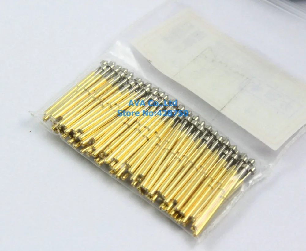 100 шт. Шпилька щупа для пружины диаметром 1 02 мм г|spring test probe|pin pinpin |
