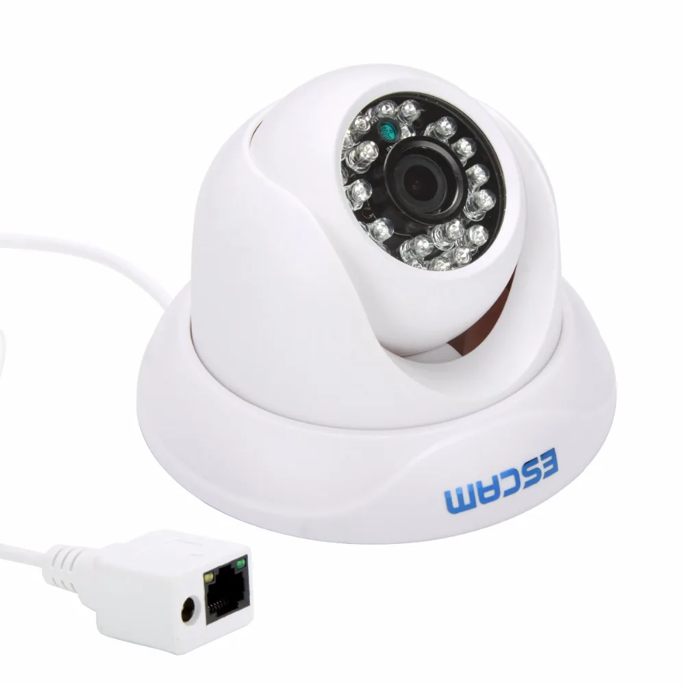 Escam QD500 Onvif видеонаблюдения безопасности Камера 1MP HD 720 P Ночное видение P2P Крытый