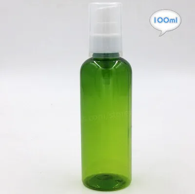 24x100 мл Высокое качество DIY зеленый пластиковый лосьон и бутылка для шампуня 10/3oz