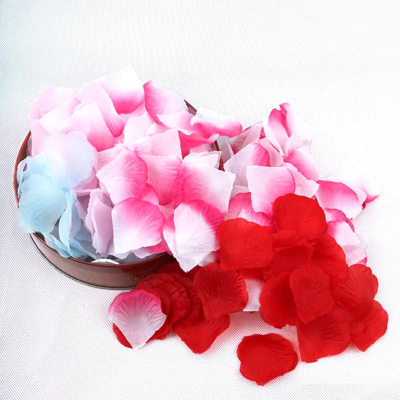 Rose Petals 1000pcs BULK Silk Colors Fabric Loose Pink Artificial Wedding Engagement Decorations Flower Petal | Свадьбы и торжества