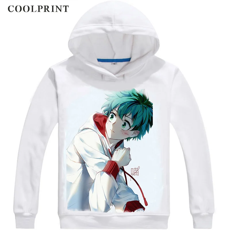 Толстовка Midoriya Izuku мужская с капюшоном худи принтом боку моя геройская академия