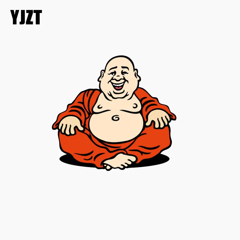 

YJZT Светоотражающая наклейка Будды 11,2 см * 10,4 см, наклейка на машину, мотоцикл, аксессуары, C1-7790