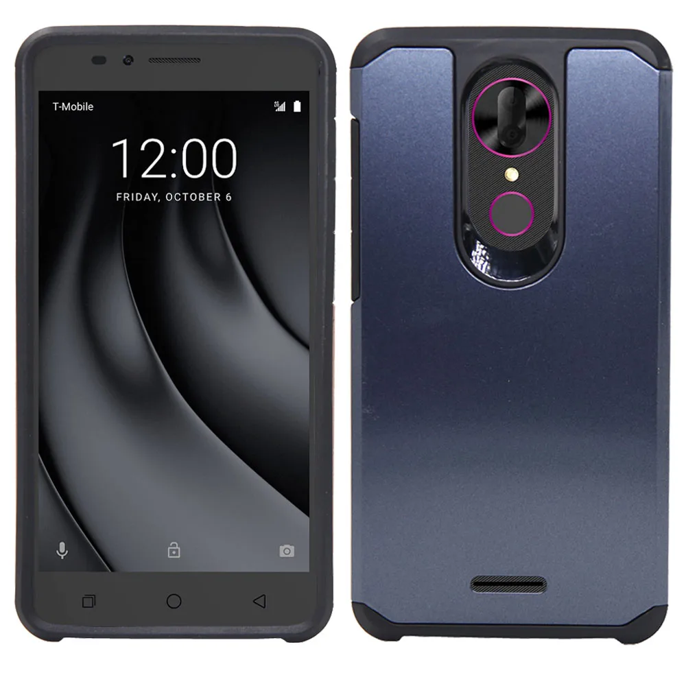 For T-Mobile Revvl Plus Case Anti Scratch Armor Dual Layer Soft Rubber&ampHard PC Back Cover Coolpad (T-mobile) | Мобильные телефоны