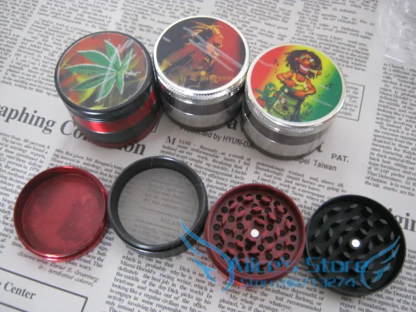 Новинка металлическая мельница 4 8 см для Somking Pipe Smoke HERB / SPICE GRASS/WEED измельчитель
