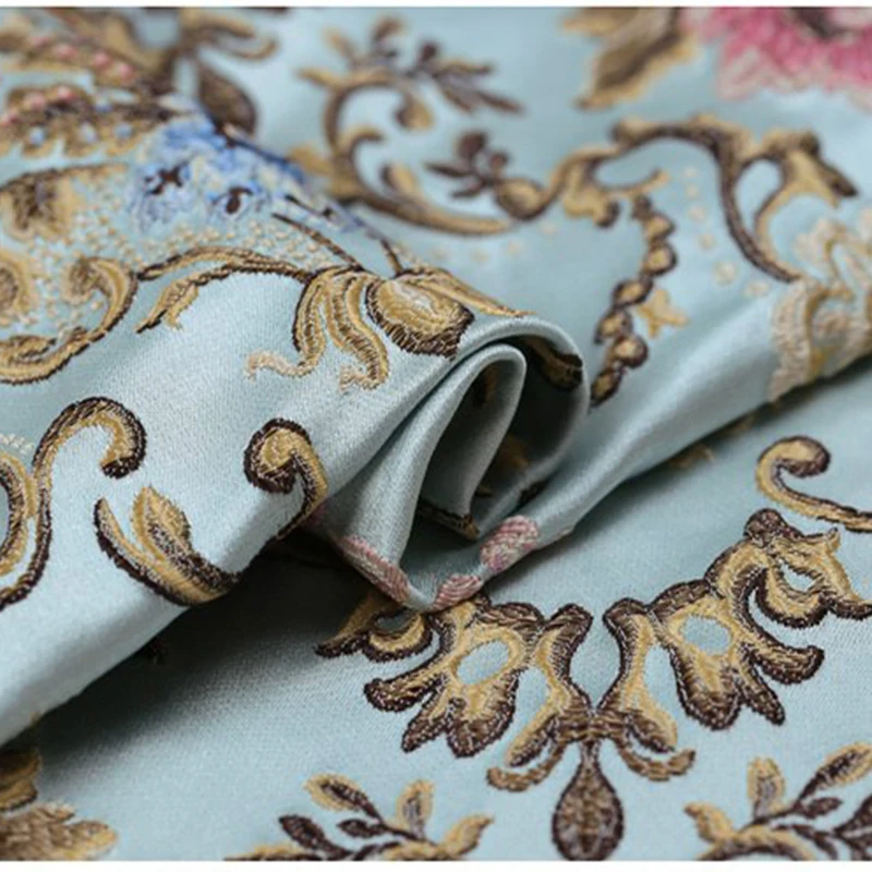 Осенне-зимние модели трехмерные модные ткани марки jacquard хрустящее высококачественное платье пальто ветровка парча ткань