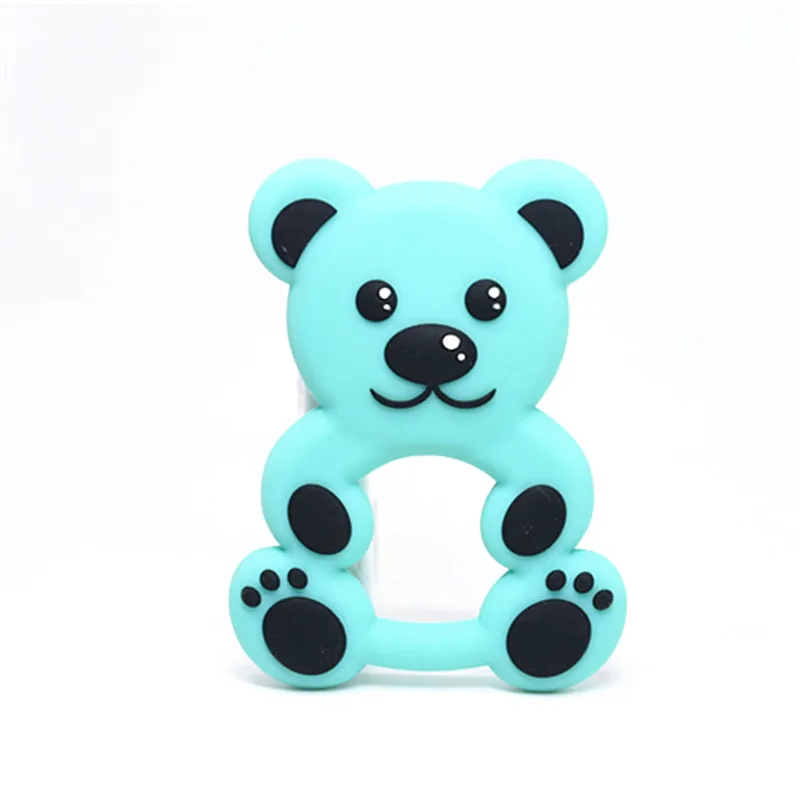 20 шт. Новый мультяшный Мишка детский зубной гель милый силиконовый молярный