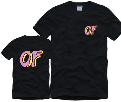Новая футболка 2018 года! Странное будущее OFWGKTA Wang Wolf Gang хип хоп 100% хлопок с коротким