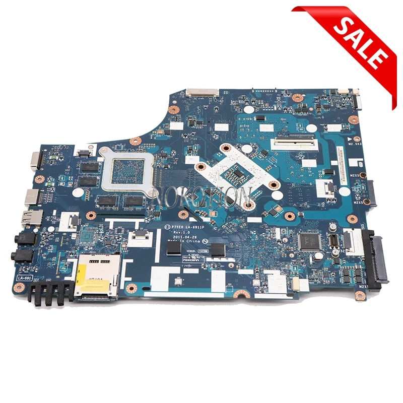 NOKOTION P7YE0 LA-6911P MBRNA02001 MB. RNA02.001 для acer aspire 7750G 7750 материнская плата для ноутбука HM65 DDR3 1 ГБ графика