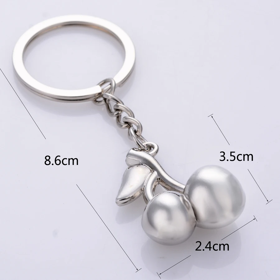 10 шт. прекрасный брелок вишня очаровательный металлический для машины сумка Porte