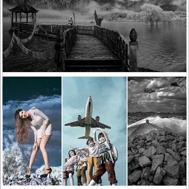 Инфракрасный фильтр Zomei 77 мм 58 67 72 ИК 680 нм 720 850 950нм луч для Canon Nikon Sony|Фотофильтры