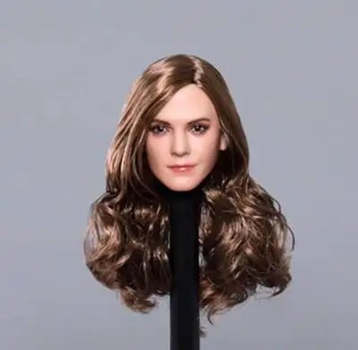 c 1/6 масштаб голливудская звезда растительные волосы европейский и американский Эмма Уотсон голова женская голова лепить для 1" Коллекция экшн-фигурок - Цвет: c