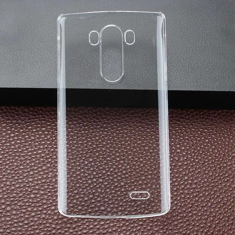 Для LG G3 ультратонкий прозрачный грязеотталкивающий пластиковый жесткий чехол