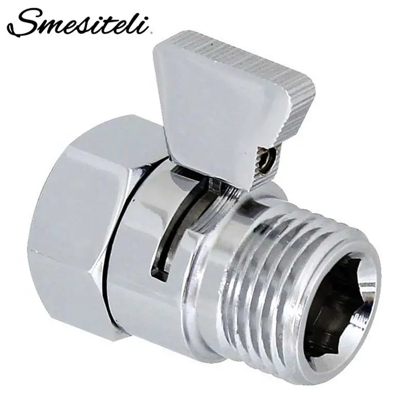 

Smesiteli Wholesale Promotion Unique Polished Chrome Shower Head Shut-Off Valve Brass with Brass Handle