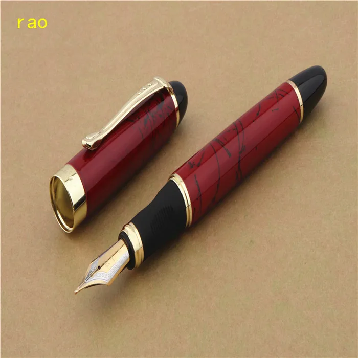 JINHAO X450 красивые 15 цветов Бизнес Средний перьевые ручки новые офисные бизнес школьные ручки - Цвет: Red line