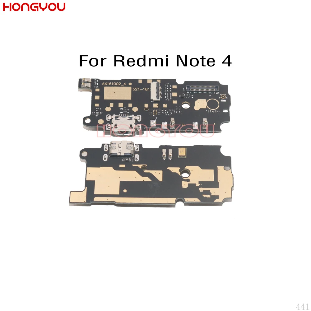USB Charge Dock Board Charging Socket Jack Port Plug Connector Flex Cable For Xiaomi Redmi NOTE 4 | Мобильные телефоны и