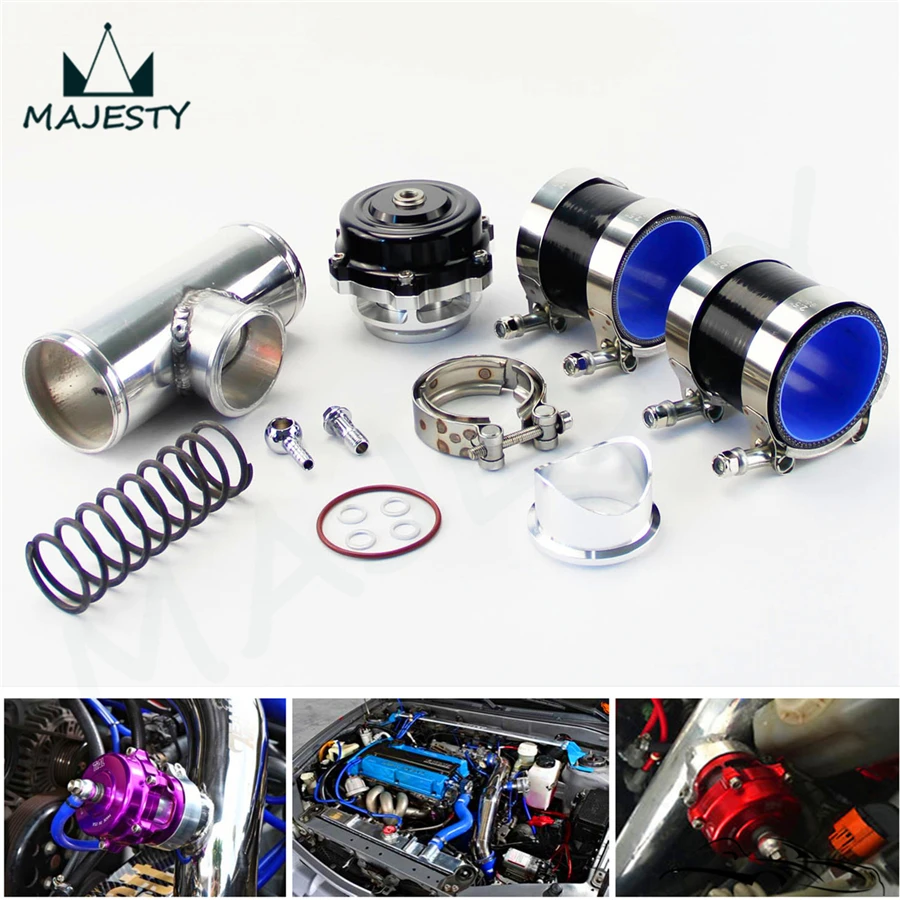 2 36 &quotфланец трубы шланг комплект + для 35PSI Boost 50 мм турбонаддув Blow Off клапан BOV |