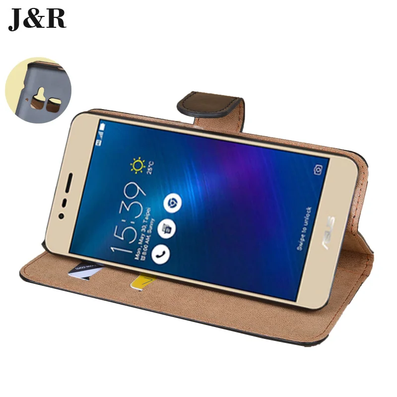 Leather Case For Asus ZC520TL-4G021RU Zenfone 3 Max (90AX0086-M00310) Wallet Stand Cover ZC520TL Mobile Phone Bag&amp |
