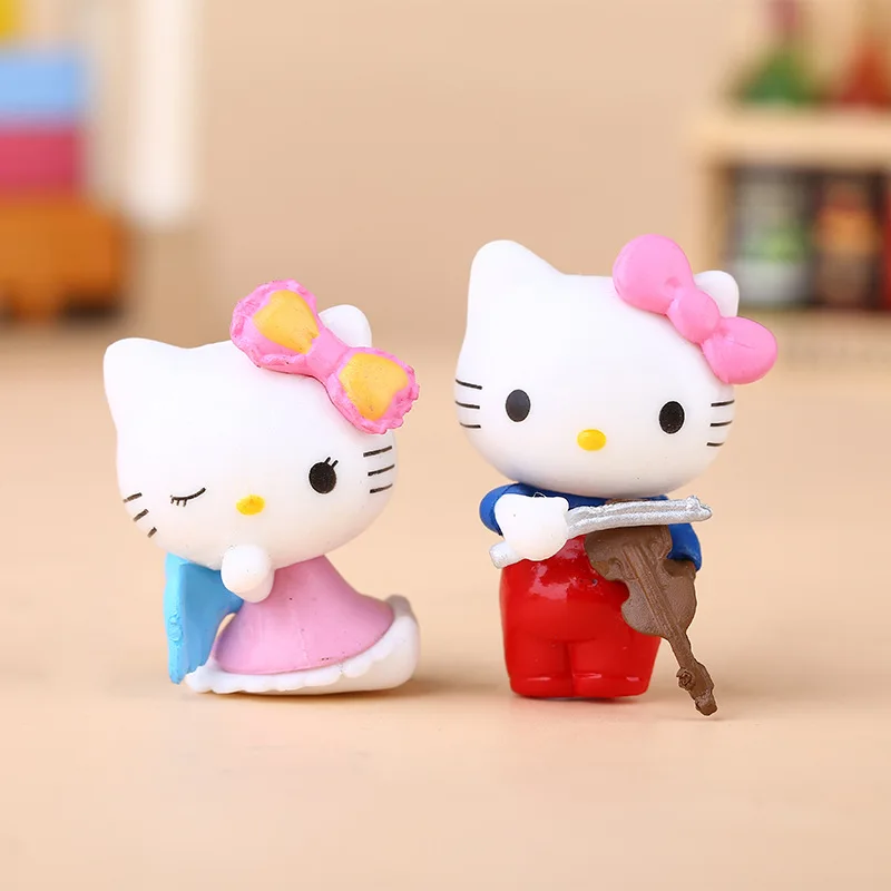 6 шт./компл. 3 см Kawaii кошки из японского мультфильма "Покемон", с рисунком в виде котиков, Поза ПВХ фигурки модели игрушки с дистанционным управлением котики мини модель игрушка