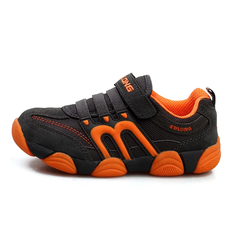 Кроссовки Детские кожаные для бега модная повседневная спортивная обувь