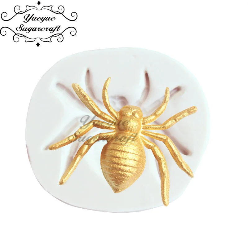 Yueyue Sugarcraft Spider силиконовая форма для помадки инструменты украшения торта