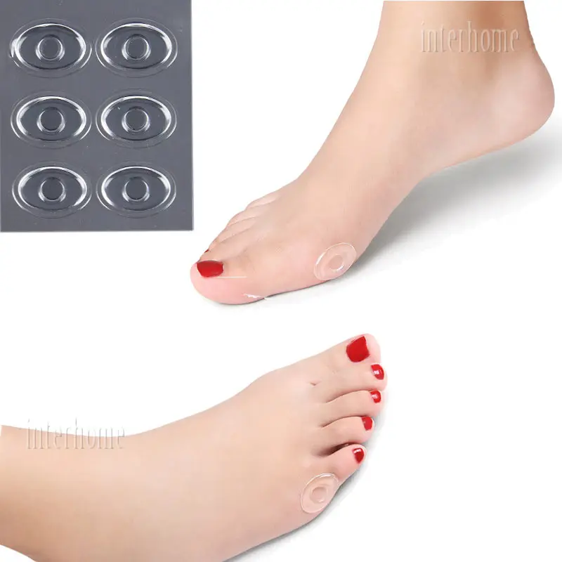 Силиконовые гелевые стельки корректор ортопедического фасциита для обуви