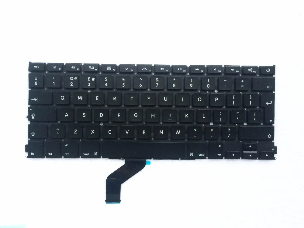 Клавиатура HoTecHon NEW A1425 UK с бумагой подсветкой для MacBook Pro Retina 13 дюймов 2012