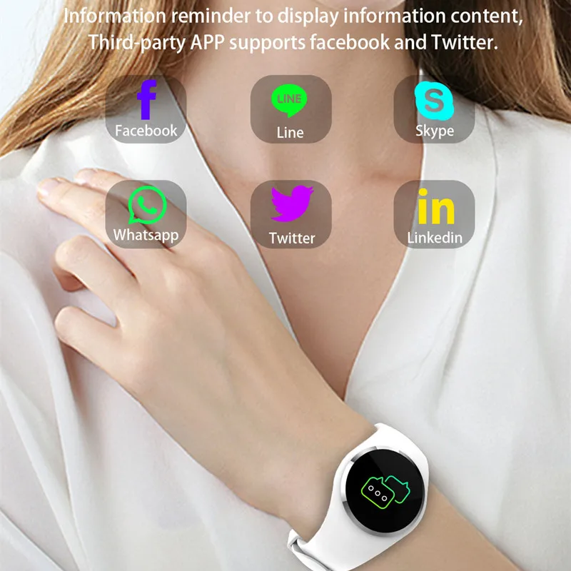 Q1 Смарт часы модные мужские и женские браслет IP67 Водонепроницаемый мониторинга