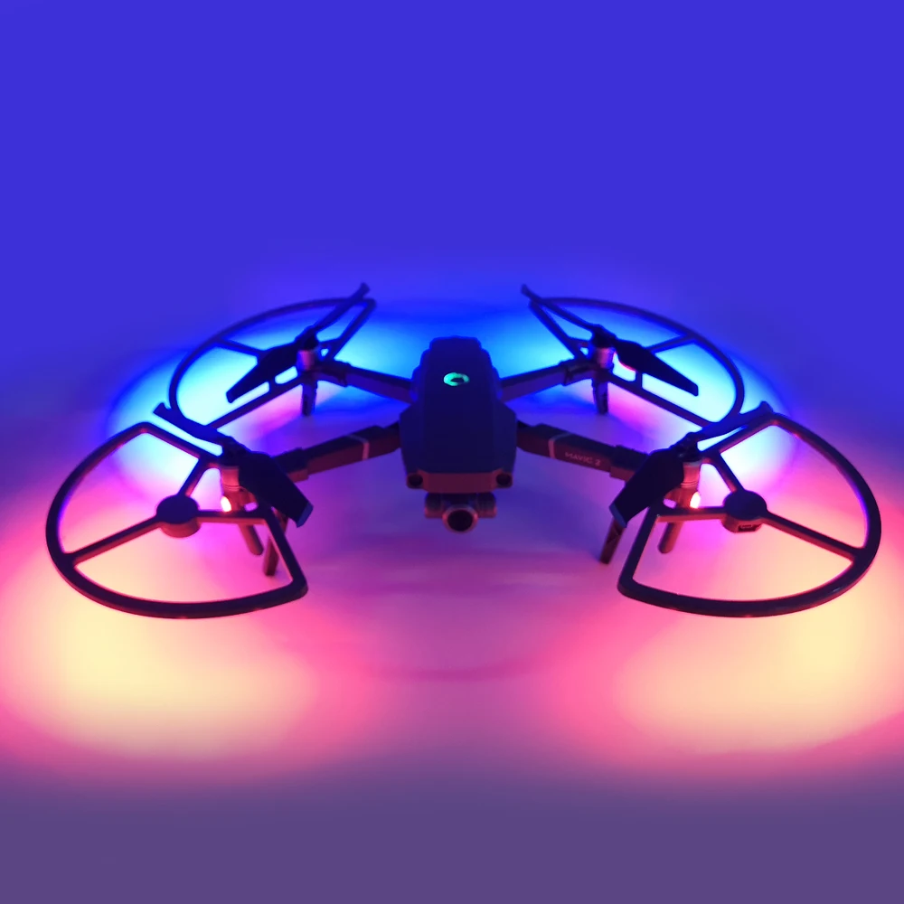 Светодиодная светящаяся Ночная Опора с защитой от царапин для DJI Mavic 2 Pro Защитная