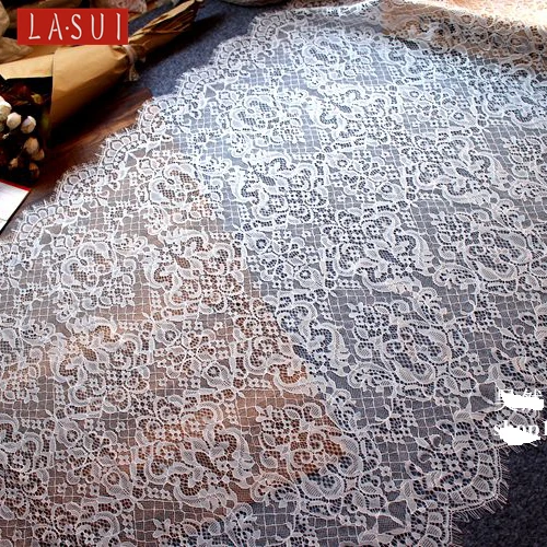 

LASUI 1 партия = 65 см * 3 м красивая кружевная отделка с ресницами, мягкий классический узор, ручная работа, «сделай сам», аксессуары для одежды, т...