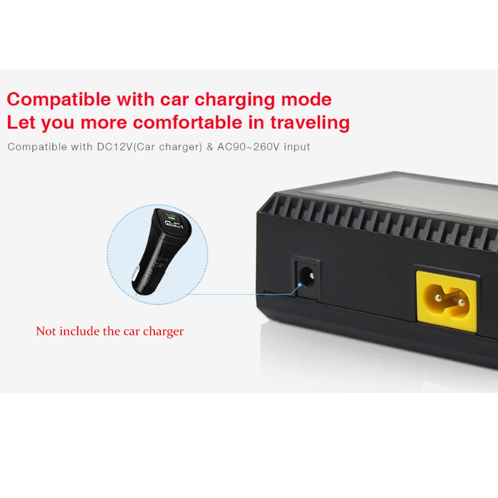 Смарт зарядное устройство Miboxer C4 Plus с ЖК дисплеем для Li Ion IMR ICR LiFePO4 18650 14500 26650 21700 AAA