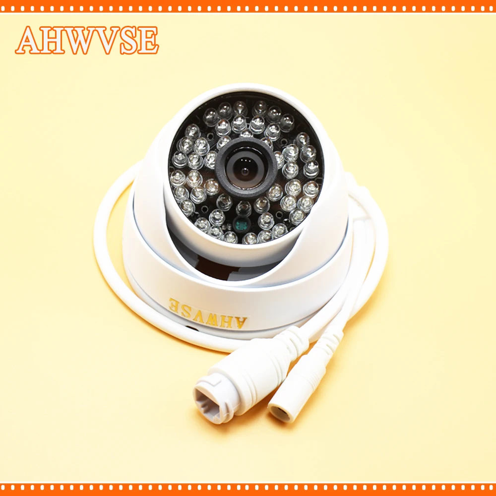 Ahwvse HD 2.0mp 1080 P POE IP Камера ONVIF P2P в/открытый металлический купол безопасности 48ir 720 Cam