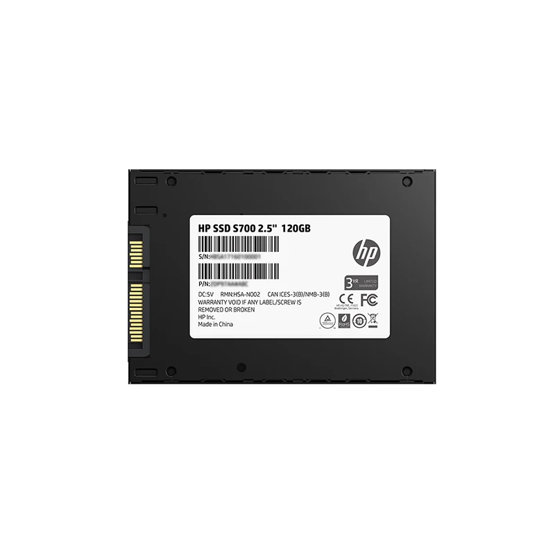 Hp SSD S700 2 5 120GB SATA3 3D NAND Внутренний твердотельный накопитель HDD жесткий диск HD для