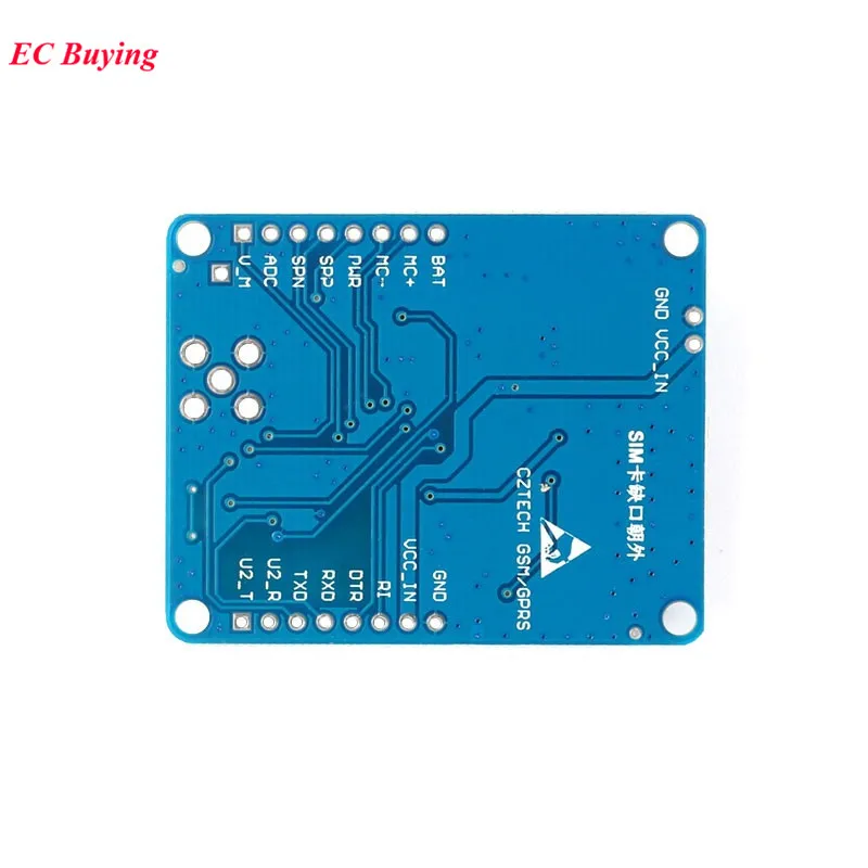 Макетная плата SIM800C четырехдиапазонный GSM GPRS модуль с поддержкой Bluetooth TTS DTMF
