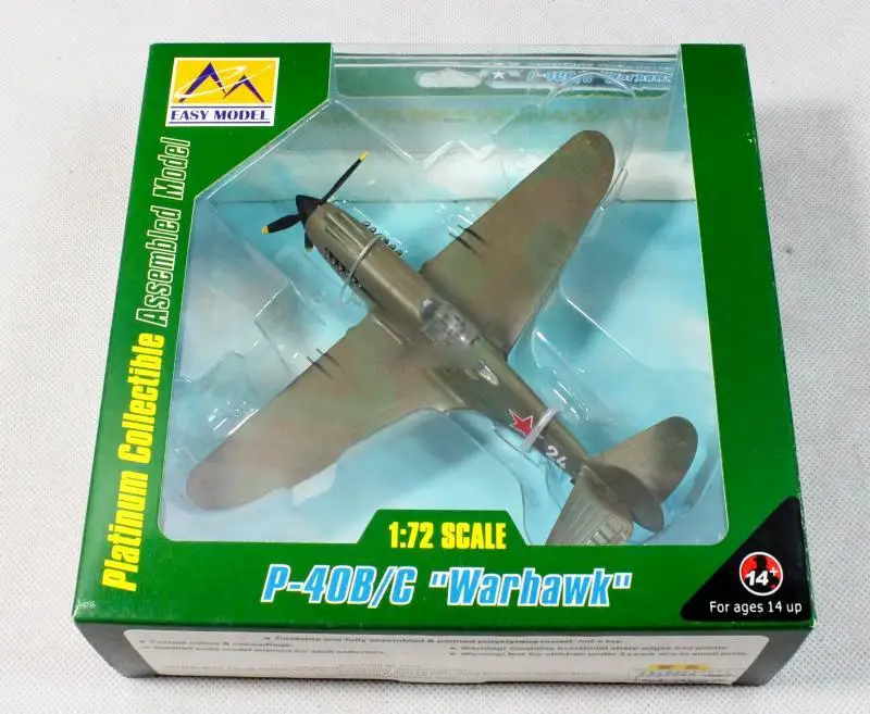 WWII Россия P40B/C 154th IAP советская военно морская авиация 1942 1/72 самолет легкая модель|