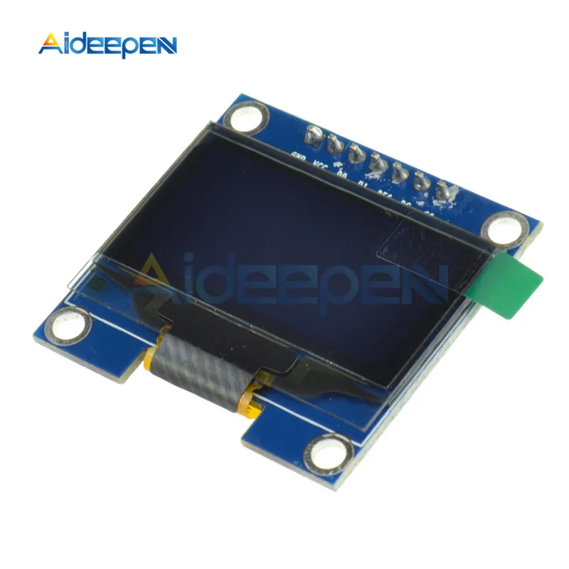 DC 3-5V 1,3 дюйма OLED SPI серийный модуль белого и синего цвета Цвет 128X64 7-контактный OLED Дисплей модуль SPI общаться для Arduino DIY Kit